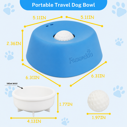 BOGO Femmekin Slow Feeder Dog Bowl for Liquid Treats