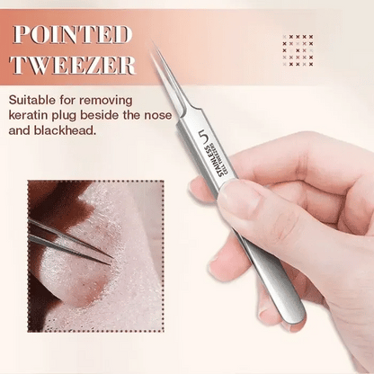 Femmekin 3-Piece Precision Blackhead Tweezer Set