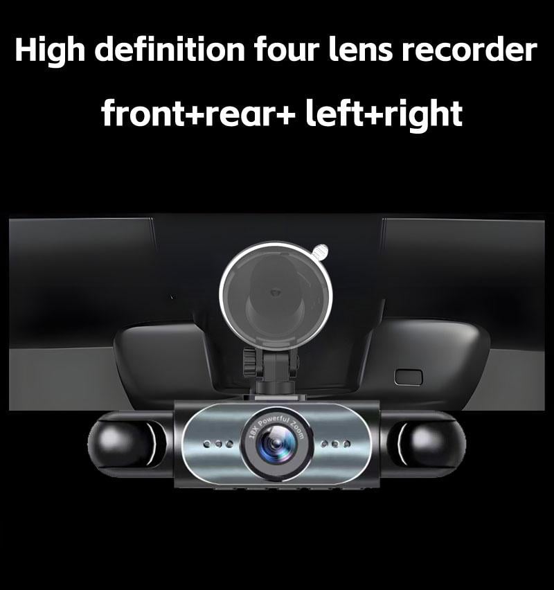 Full View Car Dash Cam System for Front and Rear Recording