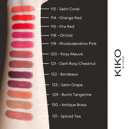 KIKO Milano Unlimited Double Touch Liquid Lipstick - Bright Finish