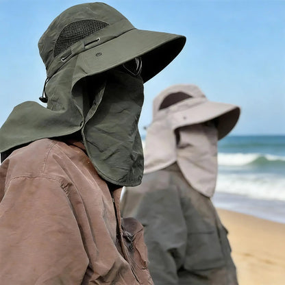 Fisherman's Hat Detachable Outdoor Fishing Face Covering Neck Protection
