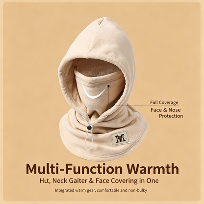 Fleece Double Layer Integrated Hat