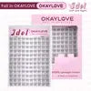 OKAYLOVE Idol Black| Brown Idol Lash Clusters Kit | D Curl Wispy Lash Extension Kit | Lightweight Look Like Real Lashes DIY Eyelash at Home for Natural Makeup Girl Gifts #backtoschool #sohochic