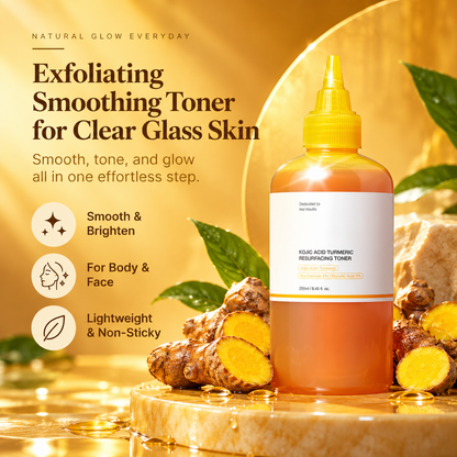 Smooth & Clear Body Care Set for Exfoliating Brightening & Uneven Skin Tone