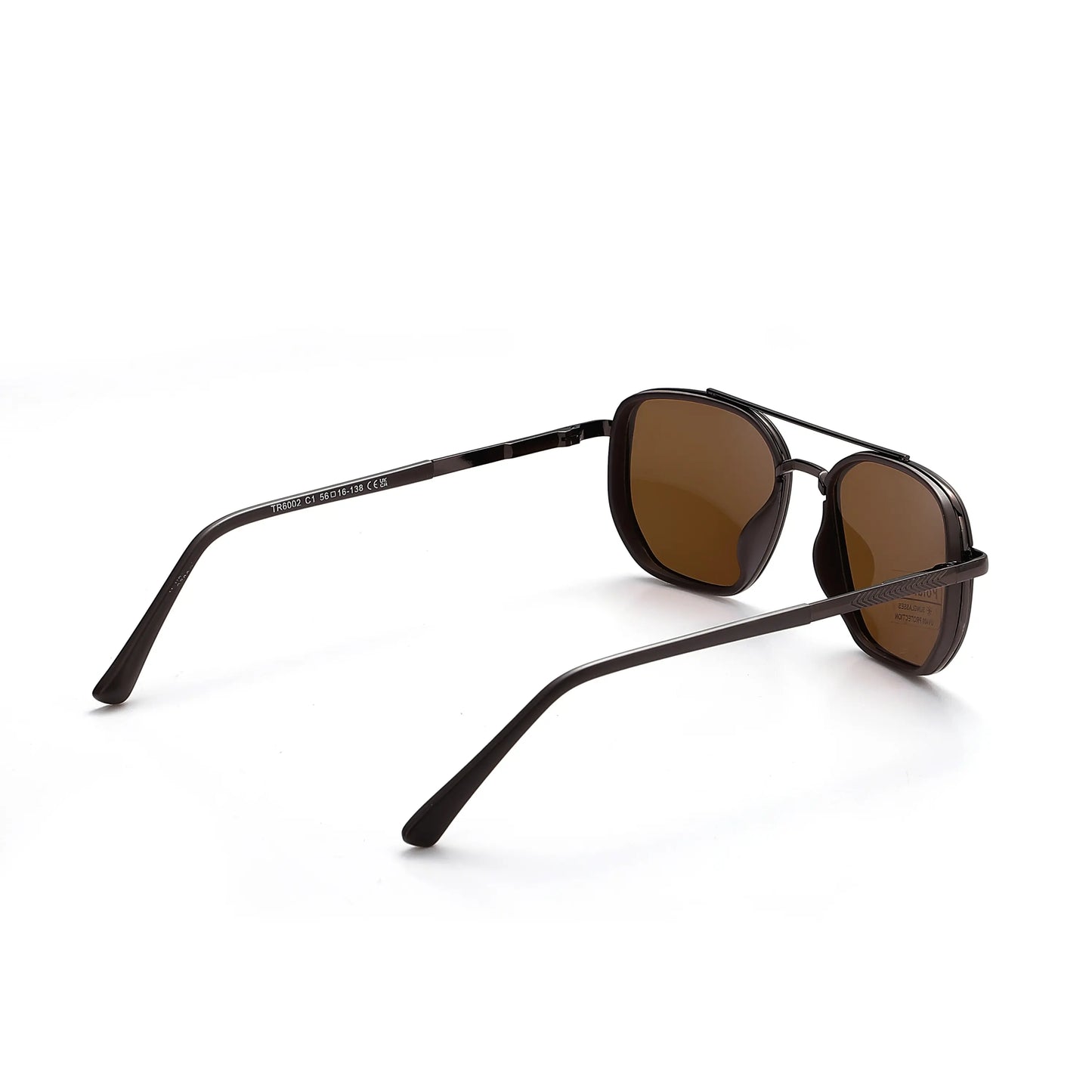 Retro Double Bridge Sunglasses Lightweight UV Protection Travel Style Gift Unisex