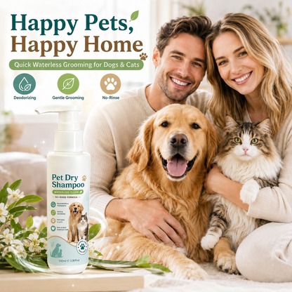 Rinse-Free Pet Shampoo Mousse