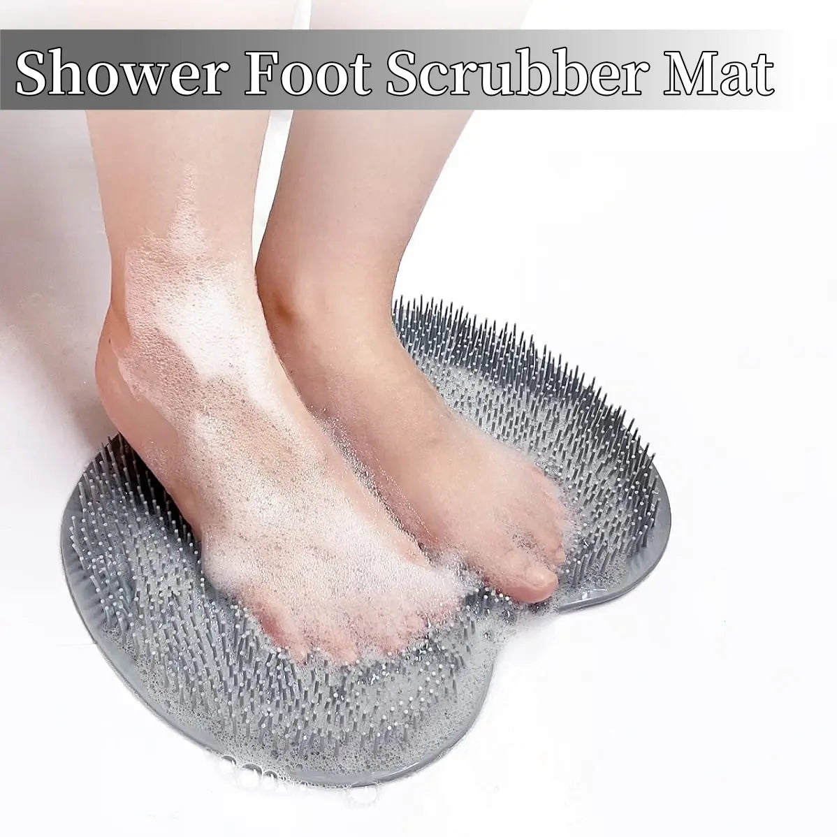 BOGO Silicone Foot & Back Scrubber Mat