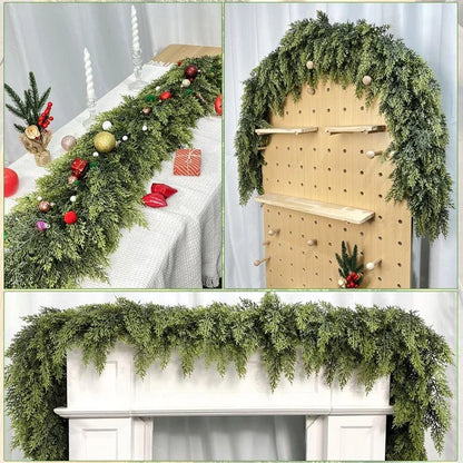 6FT Artificial Cedar Christmas Garland
