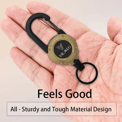 Retractable Carabiner Keychain