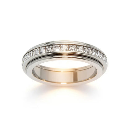 Titanium Steel Anxiety Rings - Spinning Anti-Anxiety
