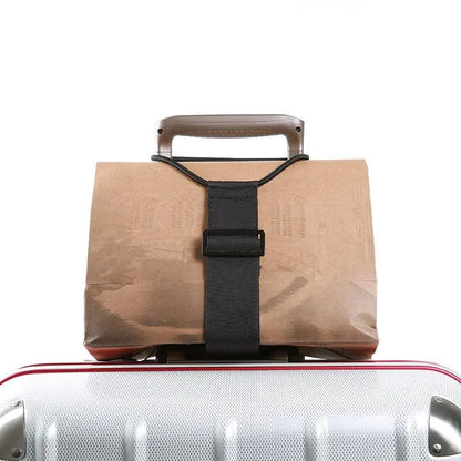 2-Pack Adjustable Rainbow Luggage Connector Straps
