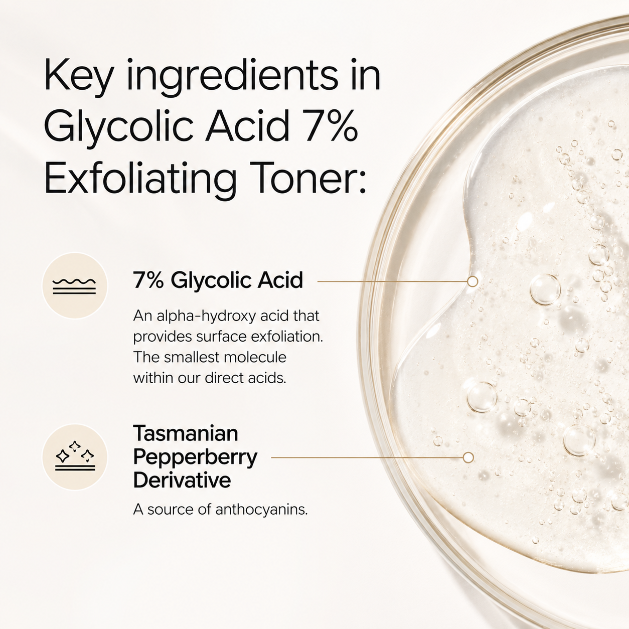 7% Glycolic Acid Exfoliating Toner