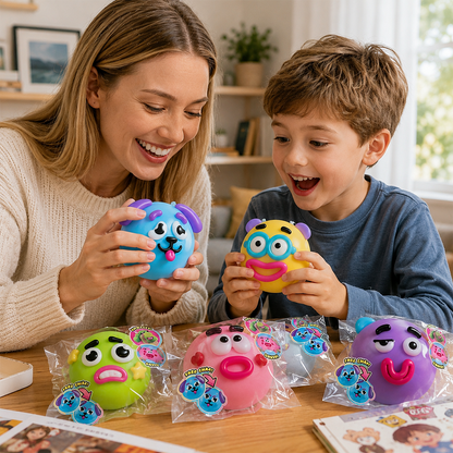 Funny Face Dog Squishy Stress Relief Toy