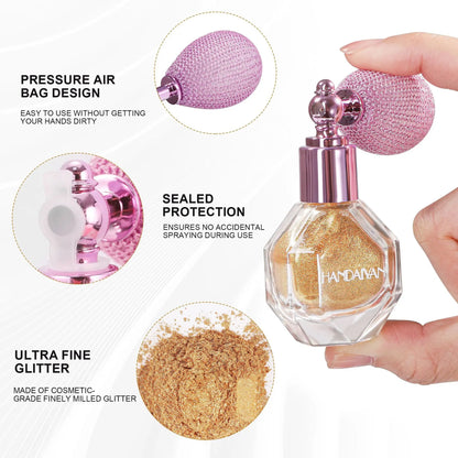 Highlighter Powder Spray Magic Shimmer - Lightweight & Long Lasting