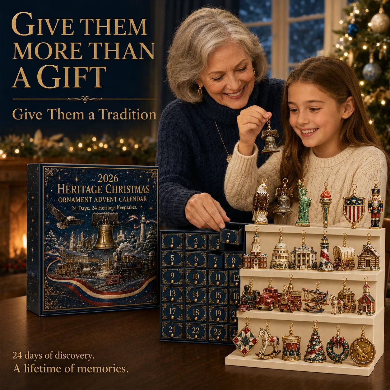 America 250th Anniversary Heritage Christmas Advent Calendar