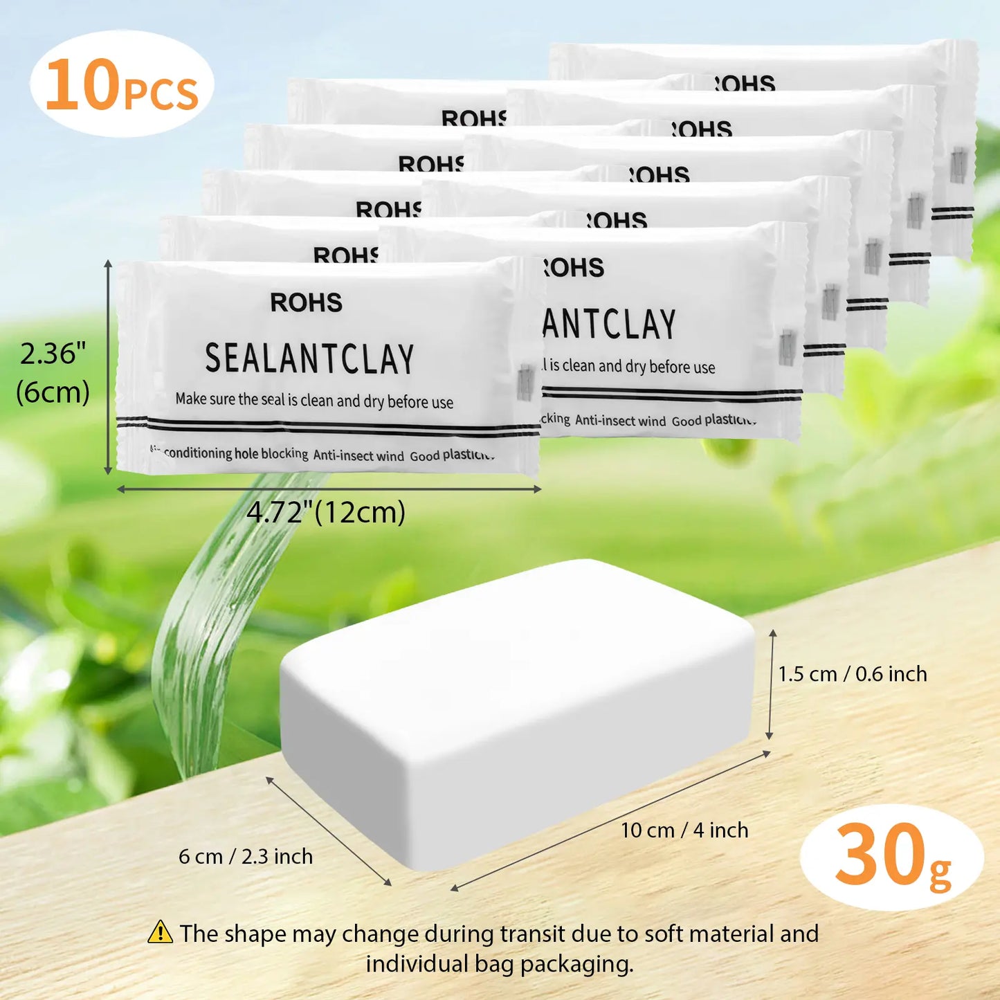 5PCS Professional Sealant Clay for Wall and Pipe Repair
