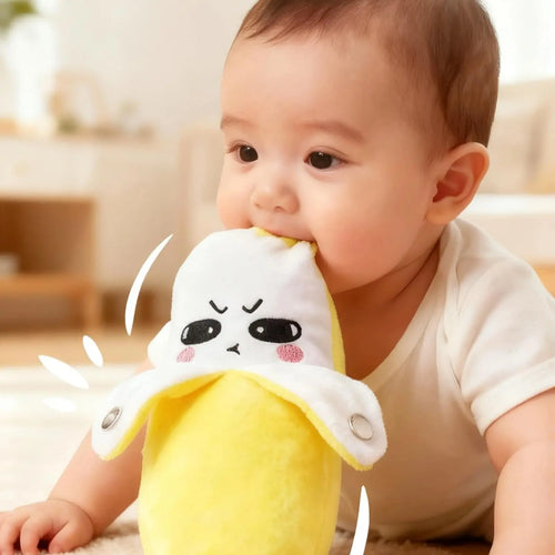 Interactive Music Plush Toy Set – Banana, Strawberry & Carrot Electric Plush Toys for Parent-Child Interaction, Couples & Friends Prank Toy, Valentine’s Day & Easter Party Fun Gift for Kids & Adults stuffed animals cute girly gifts