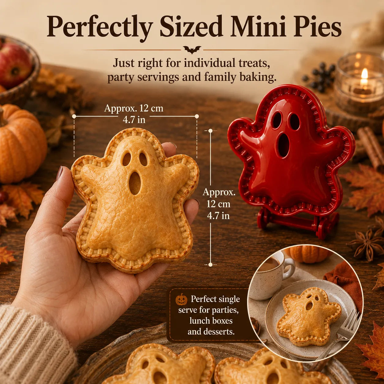 Early Bird Halloween🎃 8-Piece Halloween Mini Hand Pie Mold Set - BUY 1 GET 1 FREE ！