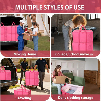 STOWM 6 Heavy-Duty Extra Large Moving Bags - Blue