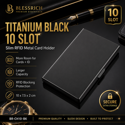 RFID Blocking Metal Card Holder