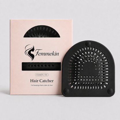 Flexible Silicone Shower Drain Hair Catcher with Suction Cups