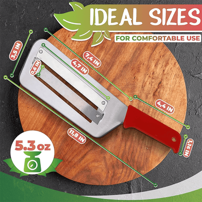 🔥Upgraded Stainless Steel Double-layer Slicer