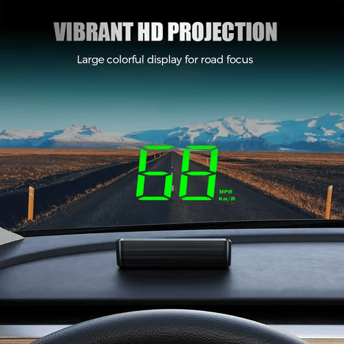 Car Head-Up Display with GPS