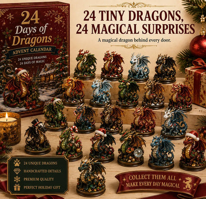 🐉💥 24 Days of Dragons Advent Calendar – 24 Unique Dragons, 24 Magical Christmas Surprises 🎄✨