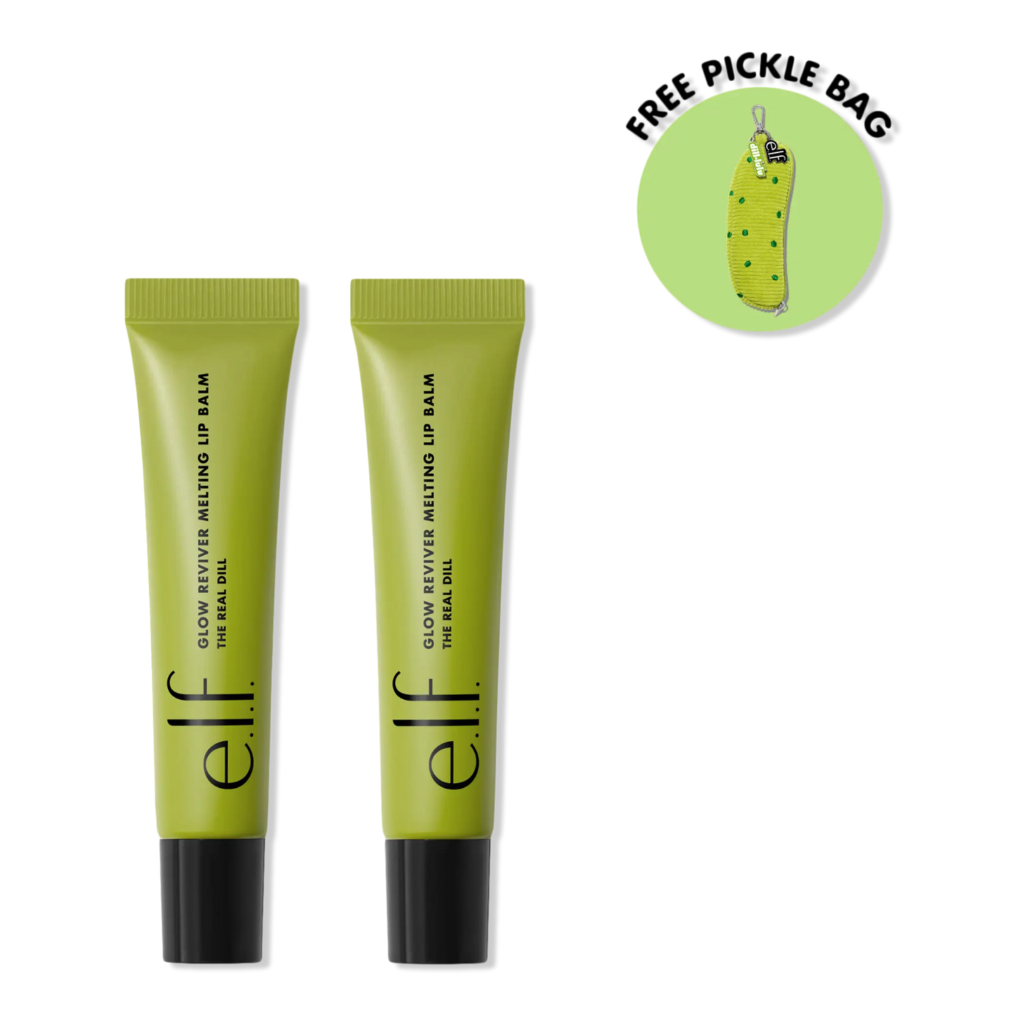 e.l.f. Cosmetics Glow Reviver Melting Lip Balm Pickle Duo