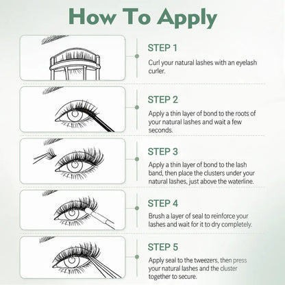 Femmekin Lash Clusters Kit - Soft Fluffy Lashes