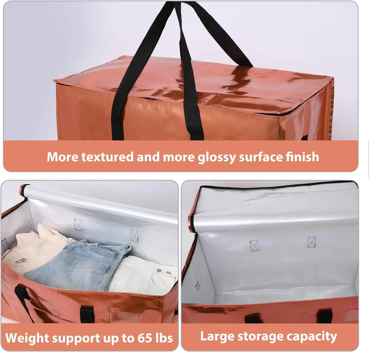 STOWM 6 Heavy-Duty Extra Large Moving Bags - Blue