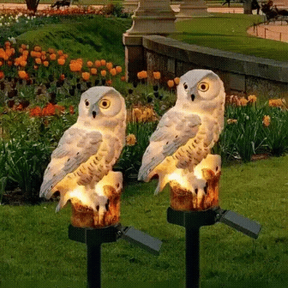 Waterproof Solar Owl Light – LED Pathway Light for Lawn, Garden & Outdoor Decor