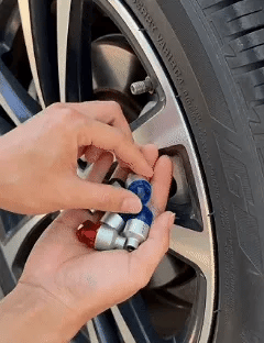 Waterproof LED Tire Valve Cap Light