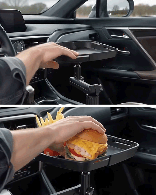Universal 360° Swivel Car Cup Holder Tray