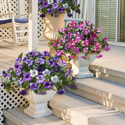 Last Day 60% OFF🔥 Fade-Proof, UV-Resistant Artificial Petunias – Vibrant, Colorfast Outdoor Flowers for Patio & Garden