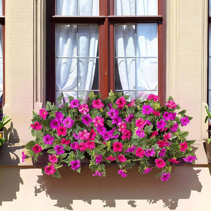 Last Day 60% OFF🔥 Fade-Proof, UV-Resistant Artificial Petunias – Vibrant, Colorfast Outdoor Flowers for Patio & Garden