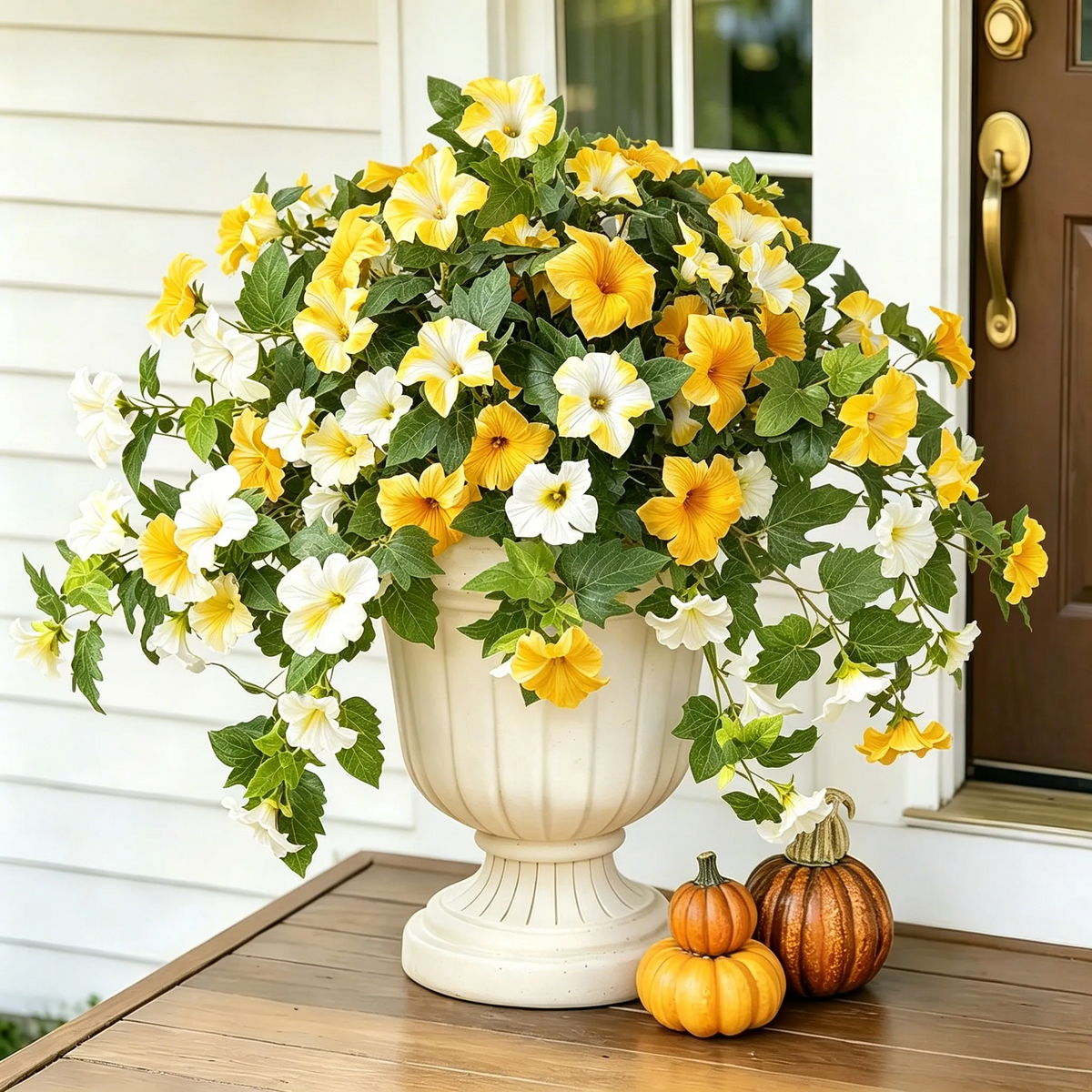 Last Day 60% OFF🔥 Fade-Proof, UV-Resistant Artificial Petunias – Vibrant, Colorfast Outdoor Flowers for Patio & Garden