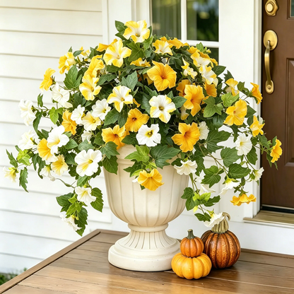 Last Day 60% OFF🔥 Fade-Proof, UV-Resistant Artificial Petunias – Vibrant, Colorfast Outdoor Flowers for Patio & Garden