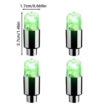 Waterproof LED Tire Valve Cap Light