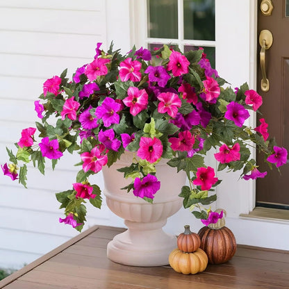 Last Day 60% OFF🔥 Fade-Proof, UV-Resistant Artificial Petunias – Vibrant, Colorfast Outdoor Flowers for Patio & Garden