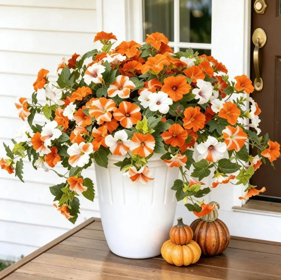 Last Day 60% OFF🔥 Fade-Proof, UV-Resistant Artificial Petunias – Vibrant, Colorfast Outdoor Flowers for Patio & Garden