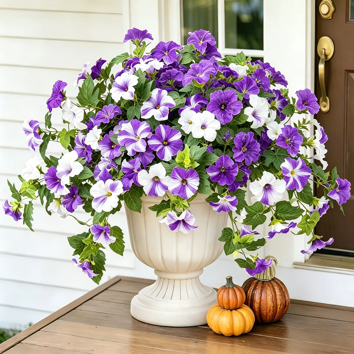 Last Day 60% OFF🔥 Fade-Proof, UV-Resistant Artificial Petunias – Vibrant, Colorfast Outdoor Flowers for Patio & Garden