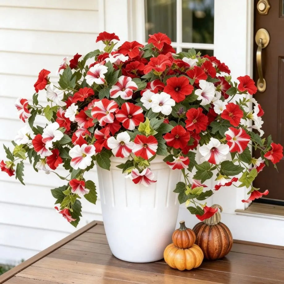 Last Day 60% OFF🔥 Fade-Proof, UV-Resistant Artificial Petunias – Vibrant, Colorfast Outdoor Flowers for Patio & Garden