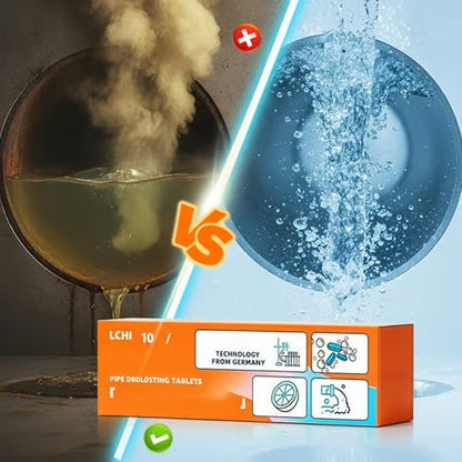 Powerful Pipe Declogging & Cleaning Tablets