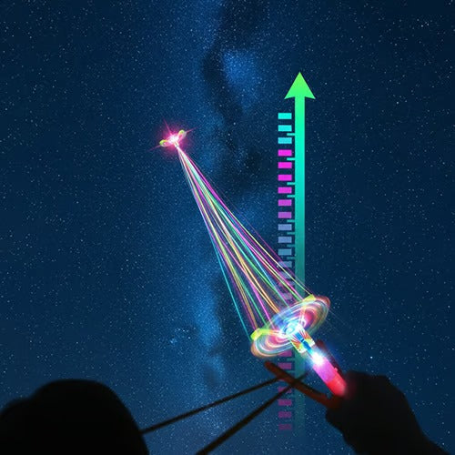 Illuminated Slingshot Flying Arrow