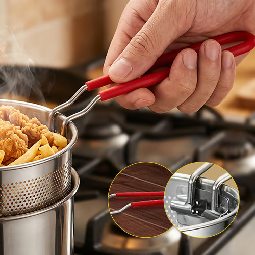 304 Stainless Steel Multifunctional Fryer