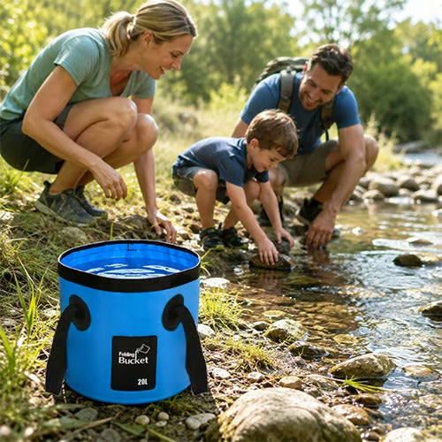 Portable Folding Water Storage Bucket