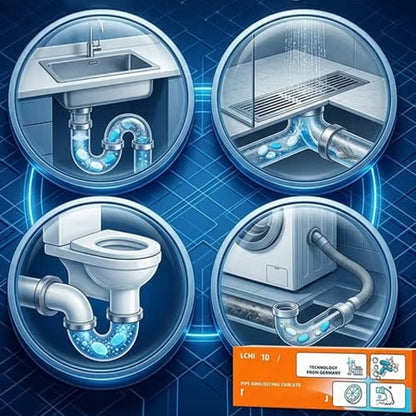 Powerful Pipe Declogging & Cleaning Tablets