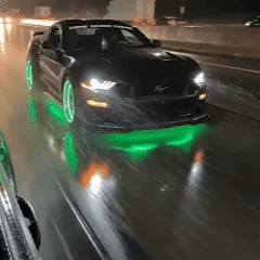 Waterproof LED Tire Valve Cap Light