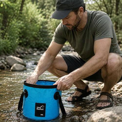 Portable Folding Water Storage Bucket